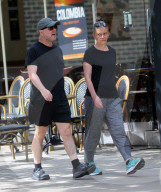 EXCLUSIVE: * NO UK * Ricky Gervais And His Wife Jane Fallon Out In North London - 15 May 2024