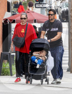 *EXCLUSIVE* Jessie J and boyfriend Chanan Safir Colman take their son out in Brentwood