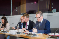 Foreign Secretary David Cameron visits Brussels