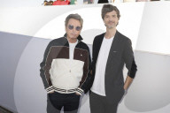 Exclusif - Rendez-vous avec Jean-Michel Jarre et son fils David Jarre en marge de l'émission "C à vous" lors du 77ème Festival International du Film de Cannes