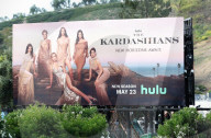 *EXCLUSIVE* Kardashian Clan Makes Bold Move: Renting Billboard on 101 Freeway to Promote New Hulu Season!