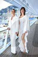 Exclusif - No Tabloïds - Sylvie Tellier, Maréva Galanter et ... lors du 3ème Gala gastronomique caritatif de l’Association monegasque ibéro-américaine A.M.I. au Yacht Club de Monaco
