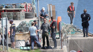 EXCLUSIVE: * NO UK PAPERS * Jamie Dornan Spotted Filming New Netflix Drama The Undertow In The Scottish Highlands - 16 May 2024