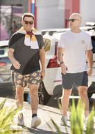 *EXCLUSIVE* Karl Stefanovic looking trim as he walks around Brisbane with his wife Jasmine