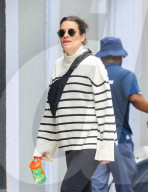 EXCLUSIVE: Pregnant Lea Michele Was Spotted Out And About In Tribeca Neighborhood - 18 May 2024