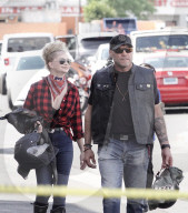 EXCLUSIVE: MMA Champion Randy Couture And Girlfriend Mindy Robinson Attend Veterans Benefit In Las Vegas - 18 May 2024