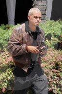 *EXCLUSIVE* Evan Ross is spotted out and about in the 90210
