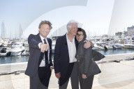 Exclusif - Richard Gere, Rachida Dati et ... reçus par Laurent Delahousse pour l'enregistrement du "20h30 le dimanche" lors du 77ème Festival International du Film de Cannes