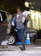 *EXCLUSIVE* Ben Affleck spotted carrying both bouquets of flowers after reuniting with Jennifer Lopez at kids recital amid divorce speculation
