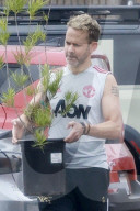 *EXCLUSIVE* Dominic Monaghan spotted shopping for plants in Los Feliz
