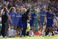 F.A Women's Super League match between Manchester United and Chelsea at Old Trafford in Manchester, UK.