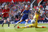 F.A Women's Super League match between Manchester United and Chelsea at Old Trafford in Manchester, UK.
