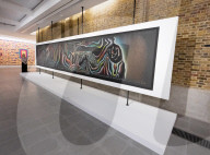 Judy Chicago: Revelations exhibition at Serpentine North gallery, London, UK.