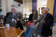 Downing Street hosts D-Day veterans