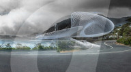 Wind turbine generator for remote community with chapel and dance club