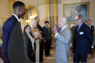 King Charles at Princes Trust Awards reception