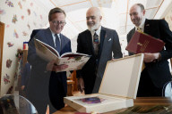 Foreign Secretary David Cameron visits Albania