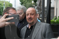 EXCLUSIVE: * No Ireland * Rafa Benitez And Robert Pires Spotted Outside The Shelbourne Hotel In Dublin - 22 May 2024