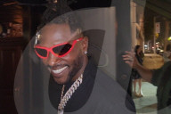 *EXCLUSIVE* Former NFL star Antonio Brown is all smiles while stepping out for dinner at Craig's in WeHo