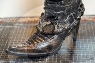 Florida woman makes fashion out of dead Pythons