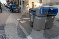 Barcelona - Tension between residents and police at Park Guell