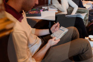 The club where phones are banned - and visitors pay for the privilege.
Offline Club at Cafe Brecht in Amsterdam