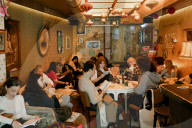 The club where phones are banned - and visitors pay for the privilege.
Offline Club at Cafe Brecht in Amsterdam