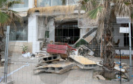 New Imaginations Of The Collapse Of A Building On La Palma Beach, Mallorca, Spain - 24 May 2024