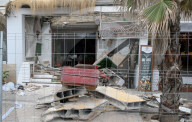 New Imaginations Of The Collapse Of A Building On La Palma Beach, Mallorca, Spain - 24 May 2024
