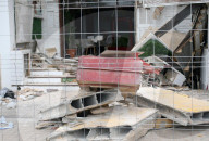 New Imaginations Of The Collapse Of A Building On La Palma Beach, Mallorca, Spain - 24 May 2024