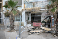 New Imaginations Of The Collapse Of A Building On La Palma Beach, Mallorca, Spain - 24 May 2024