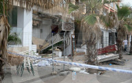 New Imaginations Of The Collapse Of A Building On La Palma Beach, Mallorca, Spain - 24 May 2024