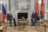 BELARUS-MINSK-PRESIDENT-RUSSIA-PRESIDENT-MEETING
