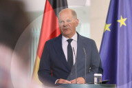 Reception of the Prime Minister of Portugal by the German Chancellor, Bundeskanzleramt, Berlin, Germany - 24 May 2024