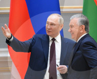 Russian President Vladimir Putin travels to Uzbekistan