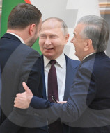 Russian President Vladimir Putin travels to Uzbekistan
