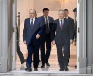 Russian President Vladimir Putin travels to Uzbekistan