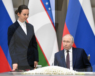 Russian President Vladimir Putin travels to Uzbekistan