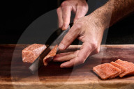 Lab-grown bluefin tuna