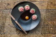 Lab-grown bluefin tuna