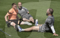 Football training for amputee Ukraine war vets 