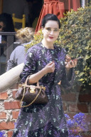 *EXCLUSIVE* Dita Von Teese leaves pilates class in style