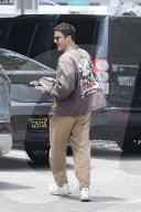 *EXCLUSIVE* Darren Criss is all laughs while out for lunch with his wife