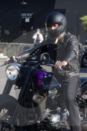 *EXCLUSIVE* Austin Butler shops for motorcycles at an event for 'The Bikeriders' in Hollywood, CA