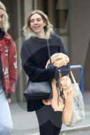EXCLUSIVE: Vanessa Kirby Looking Fresh Faced As She Steps Offset And Has A Chat On The Street With Two Friends - 27 May 2024