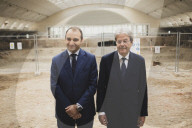 Torino, Paolo Gentiloni e Stefano Lo Russo al sopralluogo ai cantieri del Valentino per le opere con i fondi Pnrr