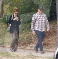 *EXCLUSIVE* Chris Pratt and Katherine Schwarzenegger leave a meeting in Brentwood