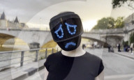 Mask displays wearer's emotions 
