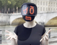 Mask displays wearer's emotions 