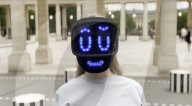 Mask displays wearer's emotions 